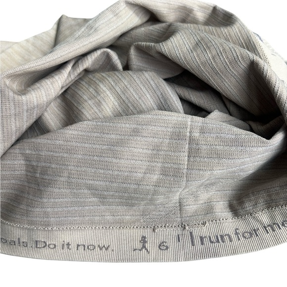 Lululemon I Run for me Racerback Tank Top Light beige with purple Women’s Size 6 - Picture 7 of 9